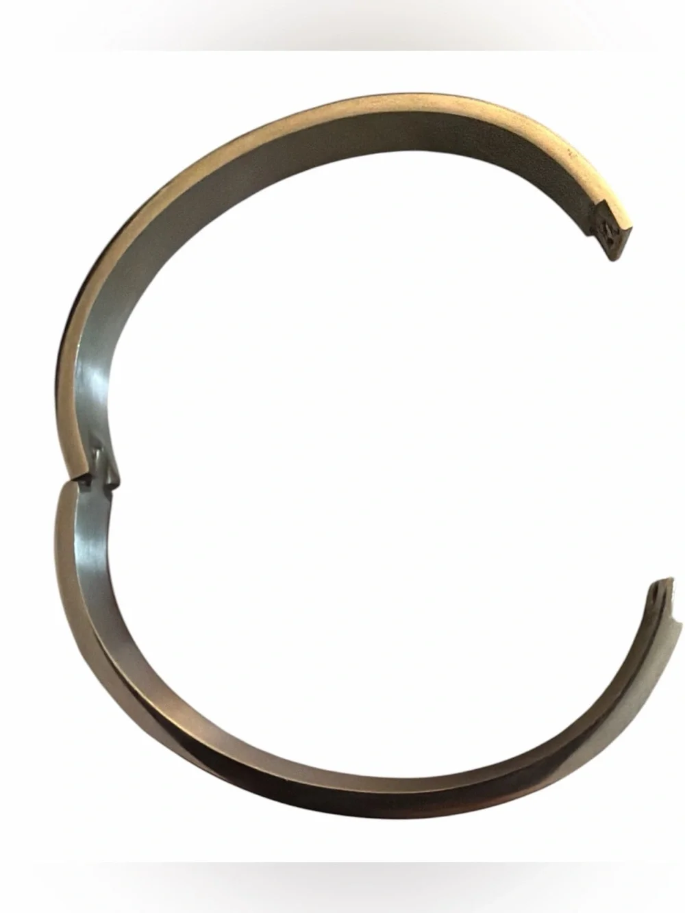 Stainless Steel Lords Prayer Cross Bangle Bracelet 6.75